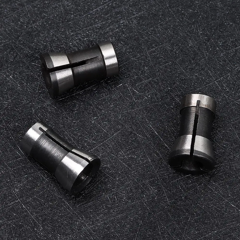 1-3Pcs 6.35mm 8mm 6mm Milling Cutter Accessories Engraving Collet Machine Router Collets Set Chuck