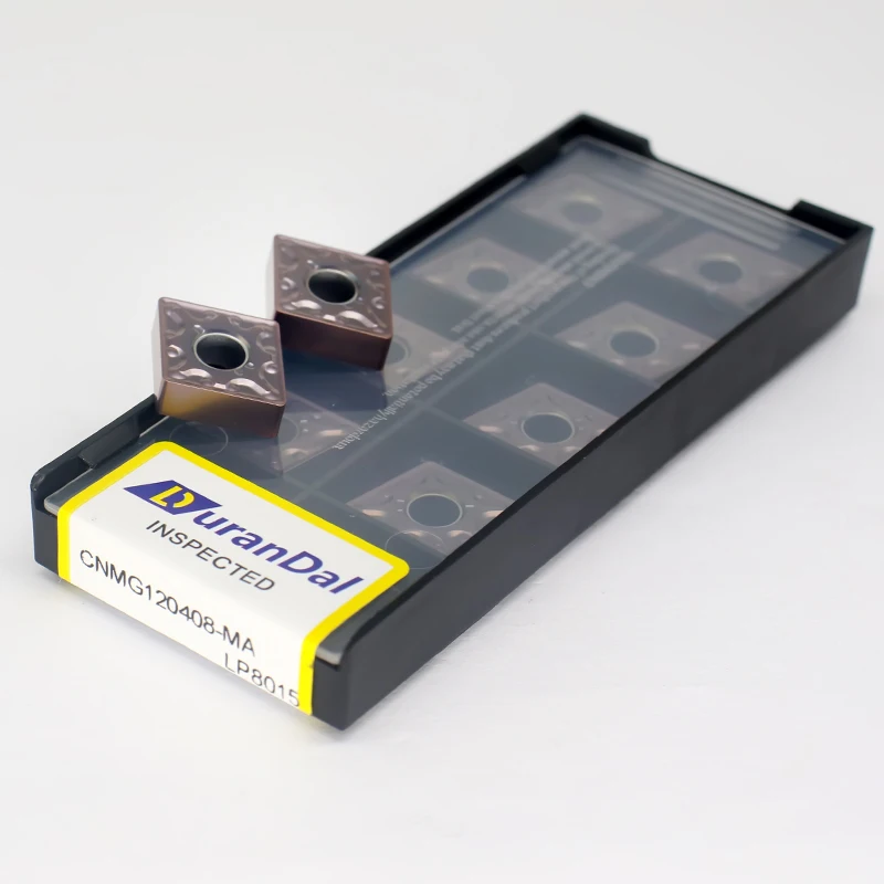 CNMG432 Metal Lathe Tools  Carbide Inserts ISO CNMG120408 MA External Turning Blade Semi-finishing  for Stainless Steel