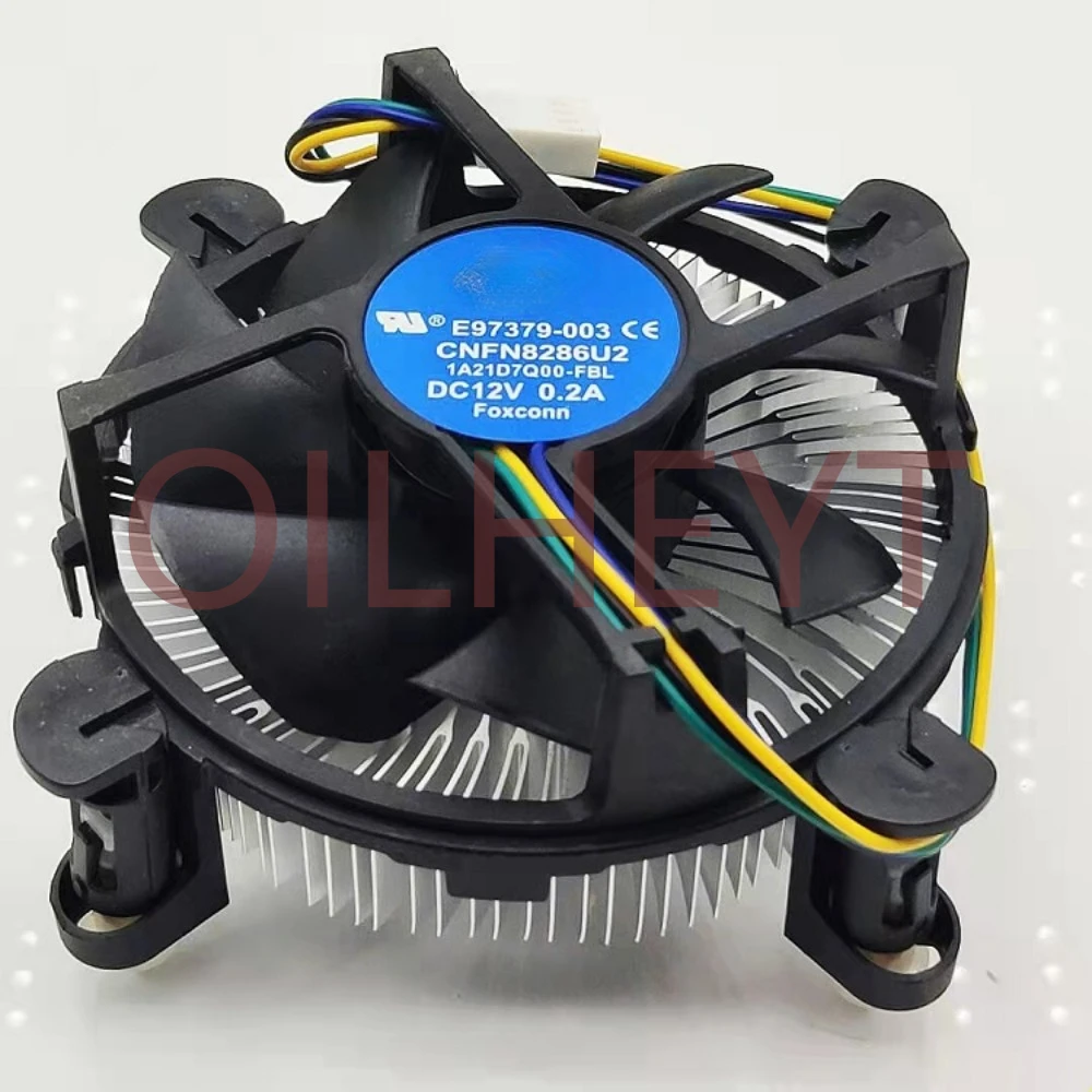 Ventilador de velocidade fixa para CPU Intel, 12v, 0.2a, i5, i7, 4790, e97379-003