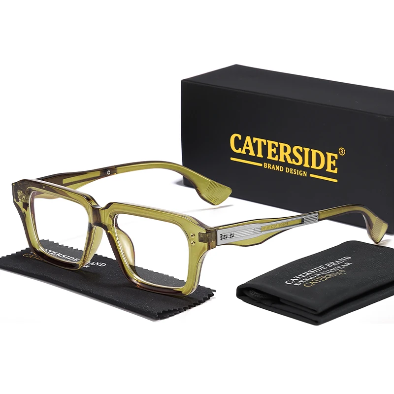

CATERSIDE новые винтажные мужские оптические очки в оправе, брендовые уникальные дужки, роскошные женские очки для чтения с защитой от синего света