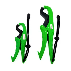 15cm 23cm Fish Grabber Plier Controller Practical Fishing Gripper Gear Tool ABS Grip Tackle Holder Clamp with Adjustable Rope