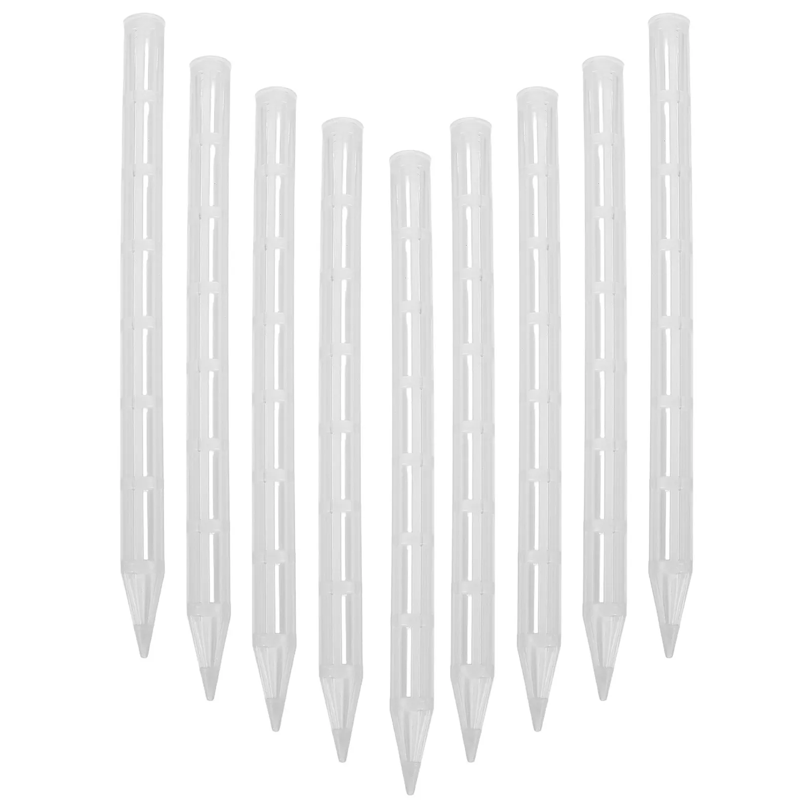 

10Set Soil Ventilation Tubes Plant Root Stakes Breathable Drainage Tool Indoor Gardening Root Health Booster Air Circulation
