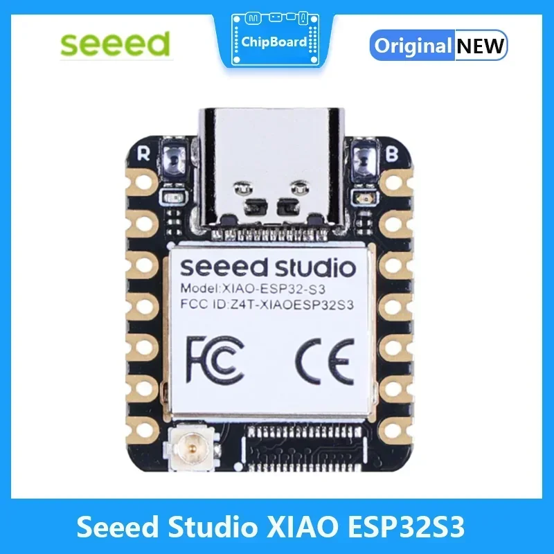 Seeed XIAO ESP32S3 - 2.4GHz WiFi, BLE 5.0, 8MB PSRAM, 8MB FLASH, battery charge supported power efficiency rich Interface