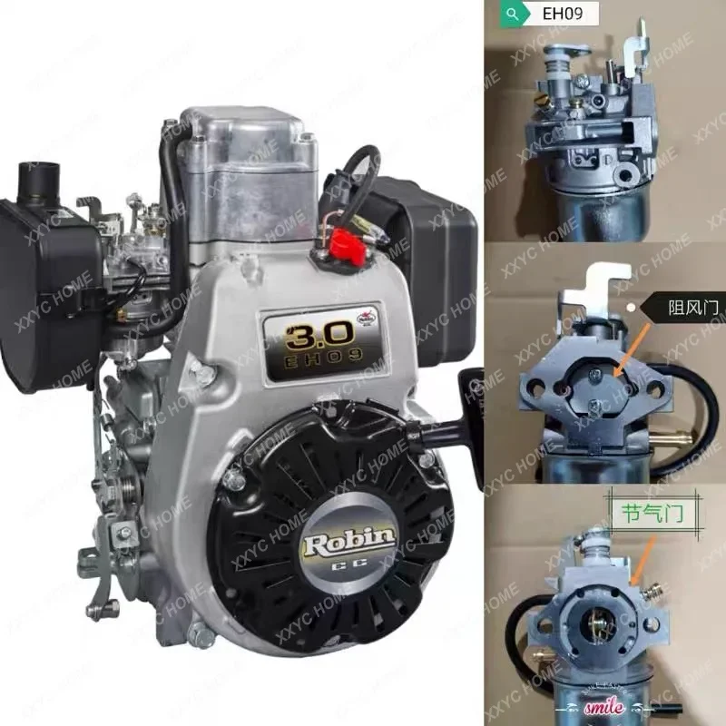 КАРБЮРАТОР EH09 ПОДХОДИТ ДЛЯ ROBIN SUBARU EH09-2 RAS170 WISCONSIN 3.0HP 2,4~ 4HP RAMMER COMPACTOR JACK HAMMER ПРОМЫШЛЕННЫЕ ИНСТРУМЕНТЫ