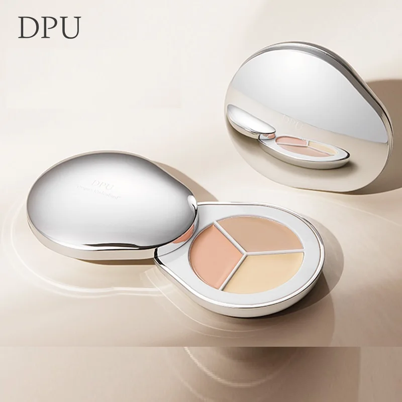 

DPU Tri-Colour Concealer Palette Full Coverage Cream Long-lasting Highlighter Moisturising Rare Beauty Korea Makeup Face Base