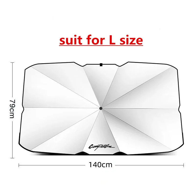 Car Windshield Sunshade Umbrella For Mitsubishi Outlander Lancer 9 EX ASX Pajero L200 Colt Eclipse Ralliart Delica auto parts