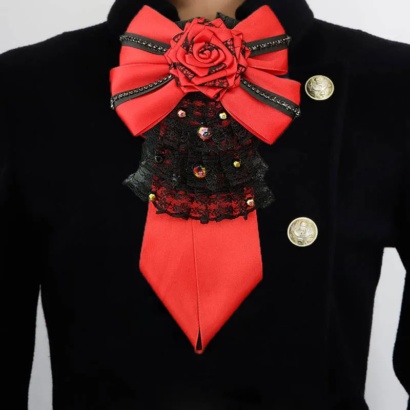 

Original Luxury BowTie for Men Women Handmade Ties High-end French British Business Banquet Suit Shirt Accessories Collar Flower