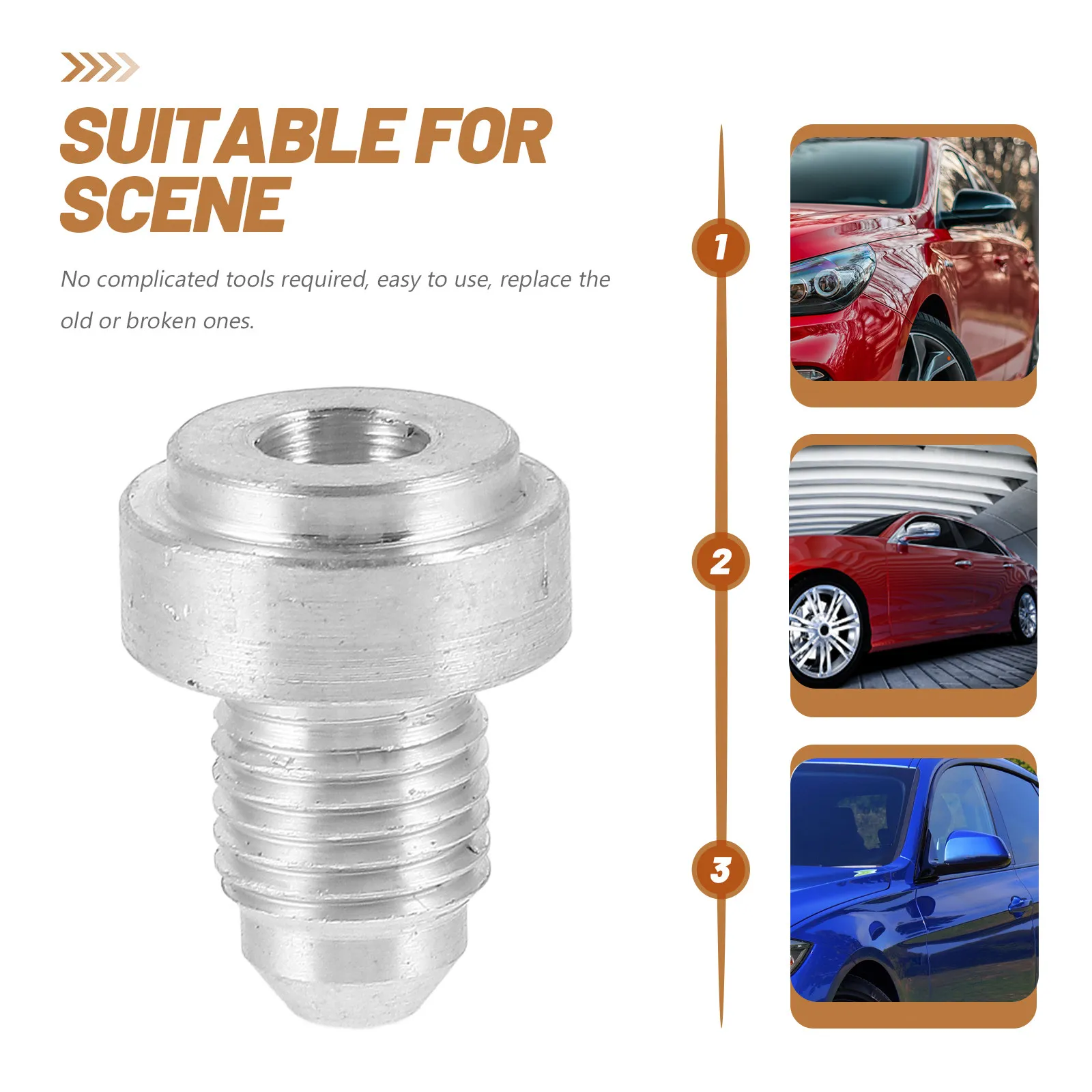 Oil Tank Hose Adapter 2PCS Aluminum Alloy Weld On Fuel Line Fittings Automotive Secure Connector