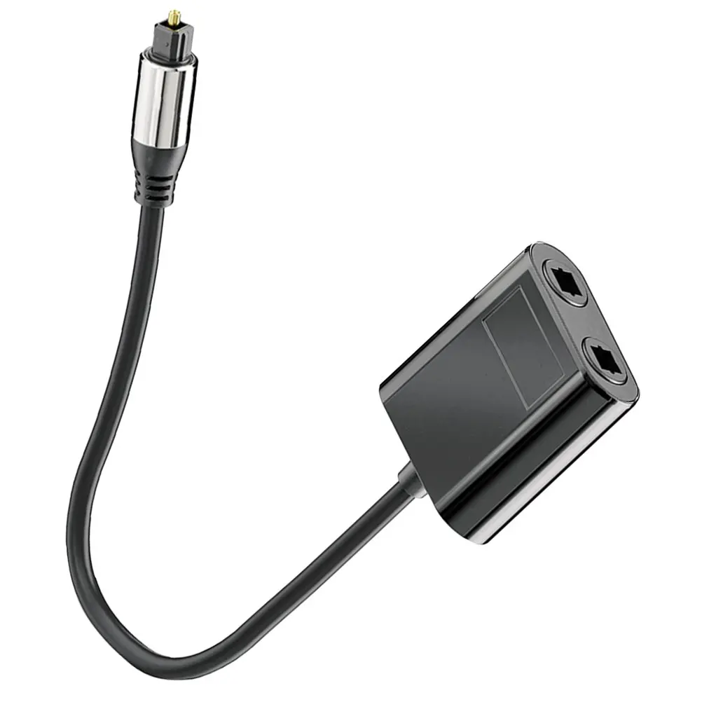 

Audio Splitter Out Copper Audio Splitter Connector Fiber Optical Cable Lightweight Portable Connection Compatibility Household