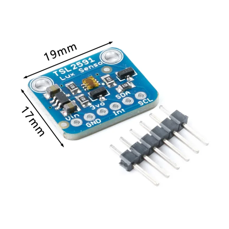 2pcs TSL2591 High Dynamic Digital 1980 Light Sensor Module I2C High Range Optical Sensor Development Tool