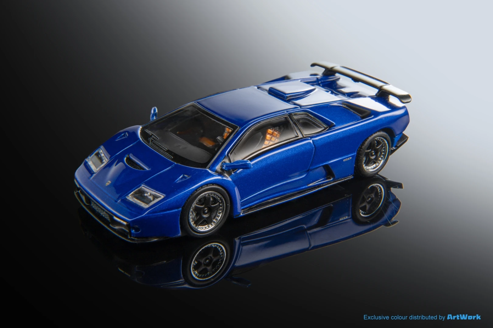 **Pre-order **Stance Hunters 1:64 Diablo GT 1998 Metallic Blue Diecast Model Car