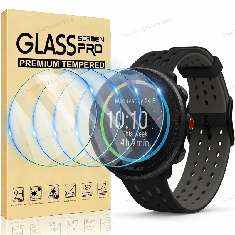 Vidrio templado compatible con Polar Vantage V2 V M2 M protector de pantalla para Polar Unite Ignite 2 Grit X película protectora de vidrio