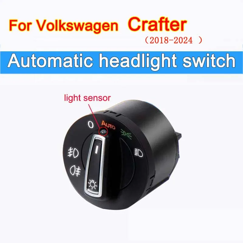 For Volkswagen Crafter SY SZ 2018~2024 2020 Automatic Car Light Switch Upgrade For MAN TGE VW Grand California Torsus Terrastorm