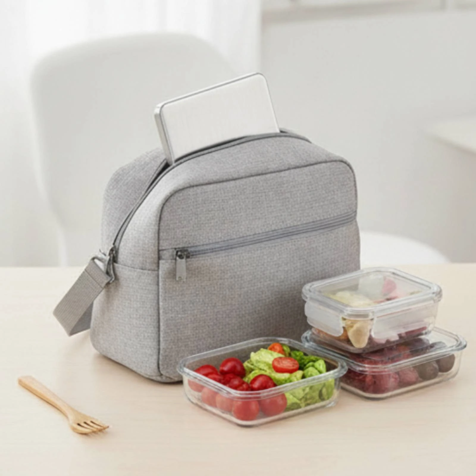 Stainless Steel Cold Plate 304 Cooling Plate with Rounded Corners Brushed Silver Slim for Lunch Boxes, Insulated Bags view 6