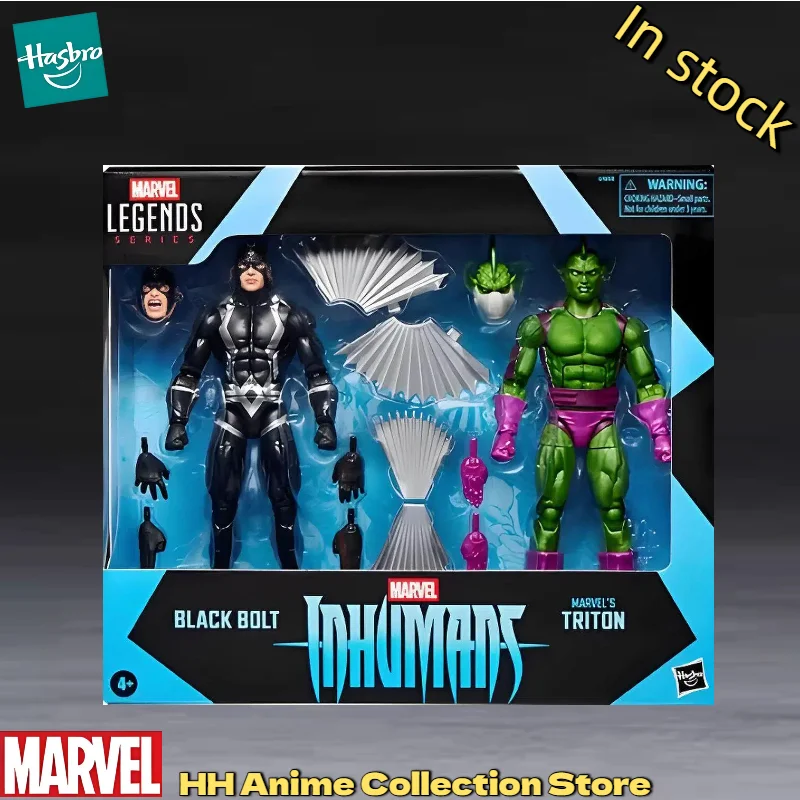 

New Stock MarvelLegends Black Bolt & Tritan Set 6-inch Action Figure Figure Collection Gift Hobby