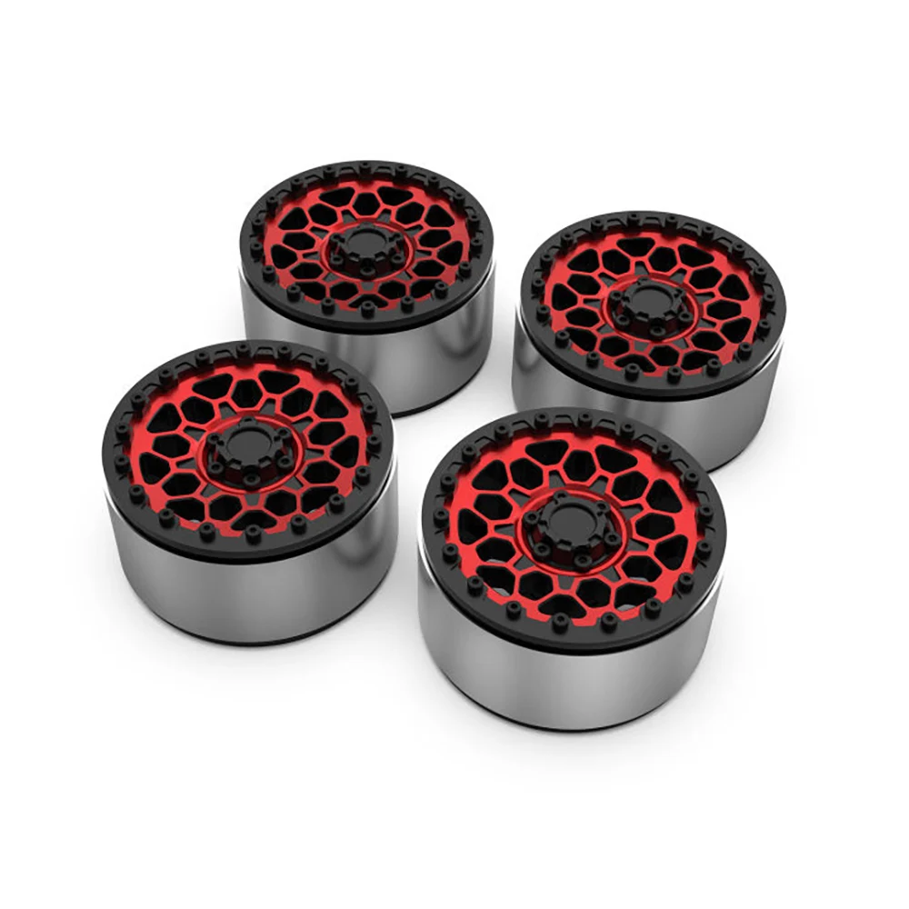 

Aluminum Alloy Wheels Hub Tires 2.6In 17mm Adapter 4PCS for MK07 1/7 RC Model Rock Crawler Upgrade Accessories