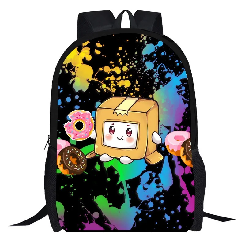 LankyBox Anime Cartoon Cartoon Surrounding Children\'s School Bag Primary and Middle School Students Backpack Large Capacity