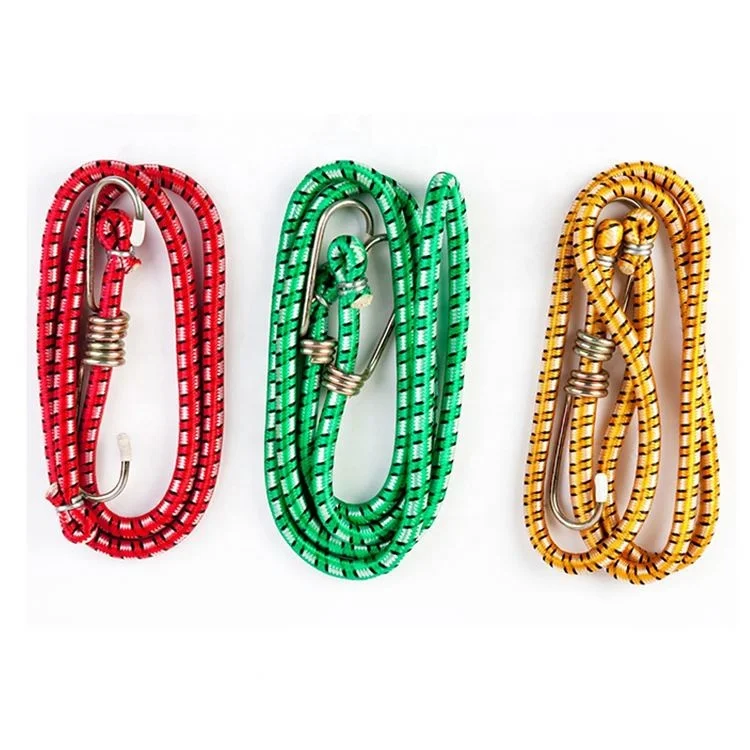 

High Quality 24-PC Heavy Duty Bungee Cords with Carabiner Hooks Emergency Tools Set