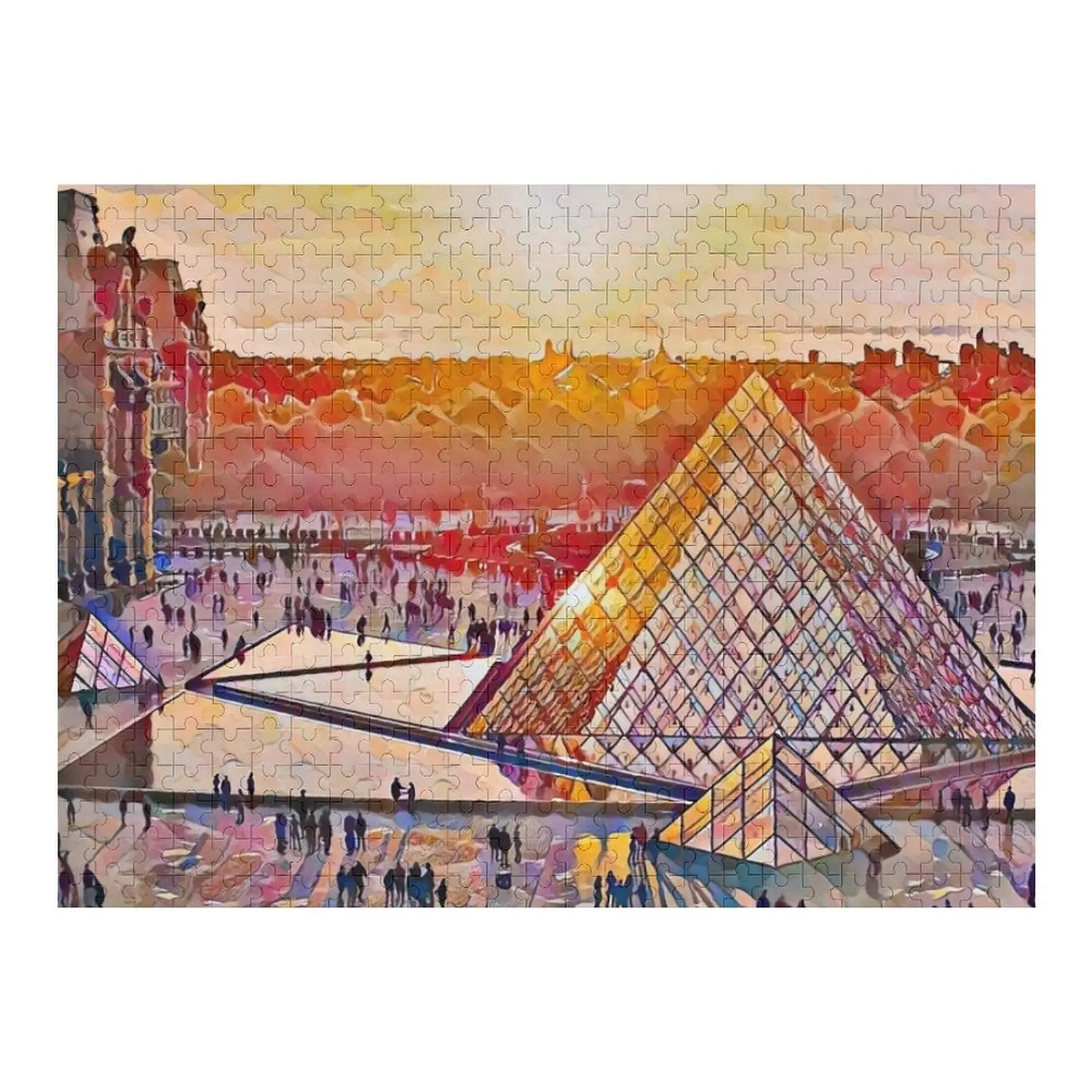 

Louvre Museum - Oil Paint Art Jigsaw Puzzle Personalized Name Jigsaw Pieces Adults Novel Toys For Children 2022 Puzzle