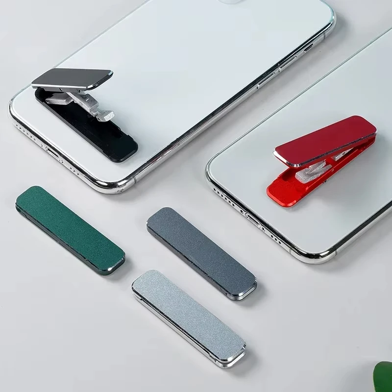 Składany Mini Metalowy Uchwyt na Telefon Stop Aluminium Składany Stojak Biurkowy Obrotowy 360 Uniwersalny Uchwyt na Telefon Komórkowy — zdjęcie produktu 2