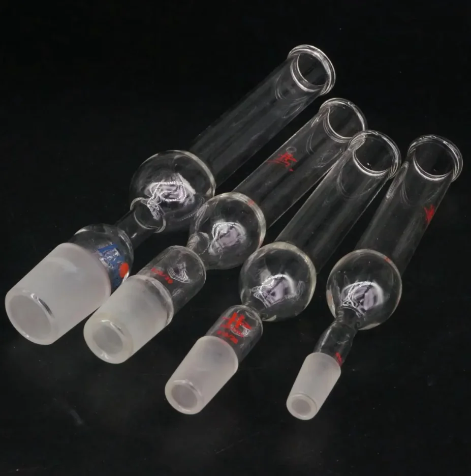 14/23 19/26 24/29 29/32 Joint Lab Borosilicate Glass Drying Tube Straight Shaped With Bulb Laboratory