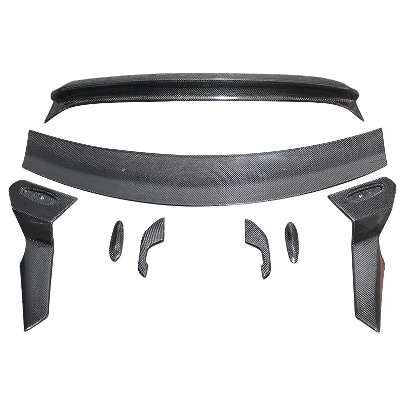 

Suitable for carbon fiber rear spoilers, an accessory to upgrade the roof spoiler to a sporty style for the model