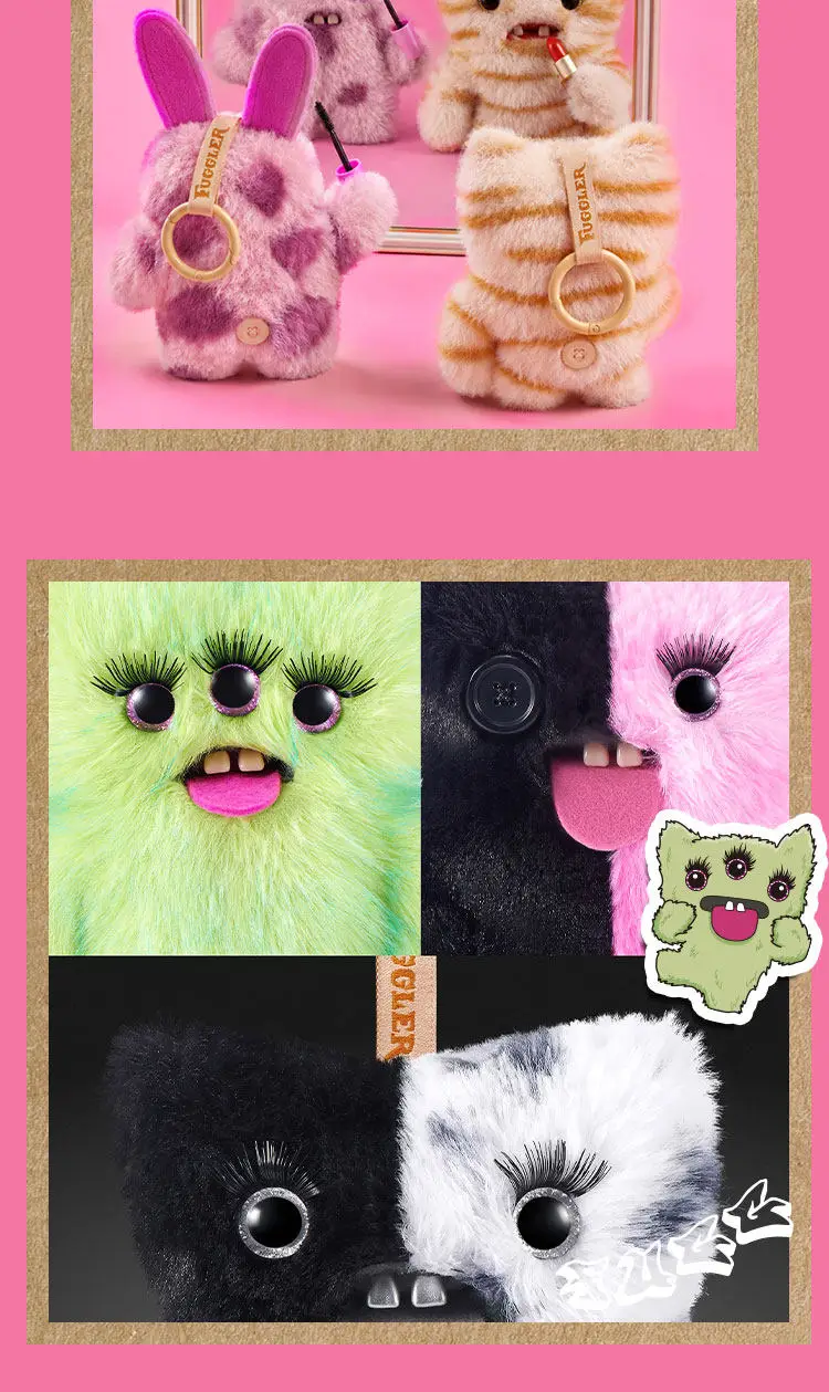 Original Fuggler Schlüsselanhänger Plüschtier Baby Baddies Blind Box 10cm Taschenanhänger Lustiges Trendiges Spielzeug Schlüsselanhänger Geburtstagsgeschenk – Detail 13