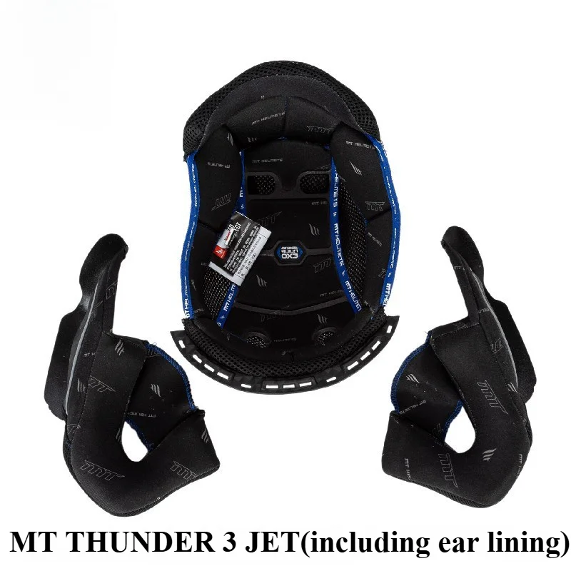 

For MT THUNDER 3 JET Helmet Earwarmers Thermal Lining MT Thor 3 Helmet Lining Helmet Accessories, XS-XXL