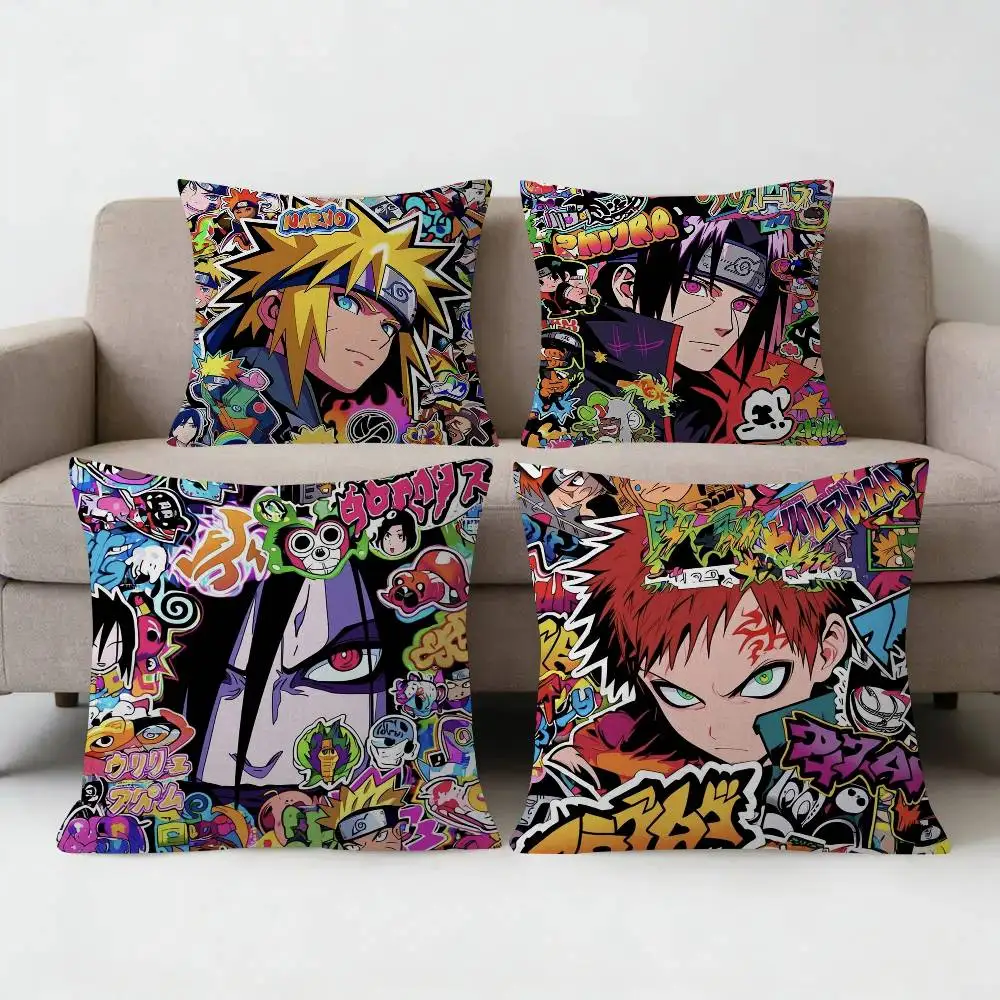 NARUTO art   Maple Design Cushion Cover Happy Autumn Harvest decor Holiday Decorati Pillow Cover