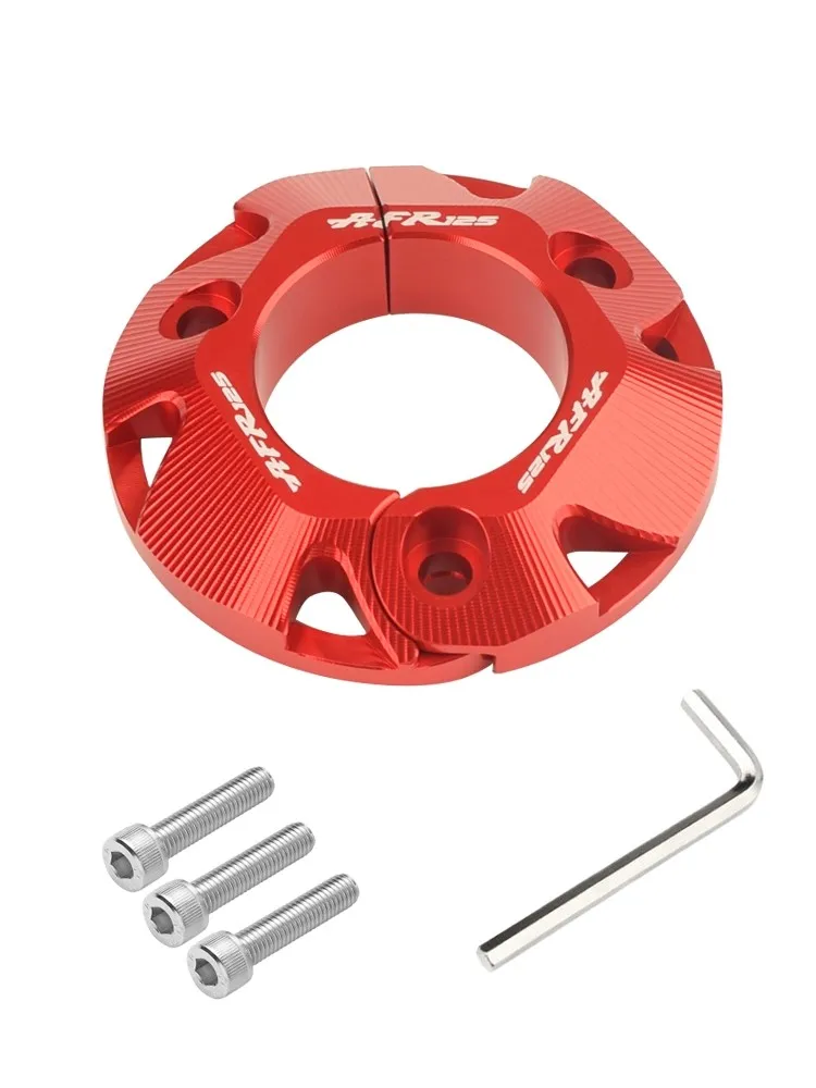 FOR Haojue AFR125 Aluminum Alloy Exhaust End Cap Heat Shield Pipe Modification Parts with Hollow Air Channels for Motorcycle