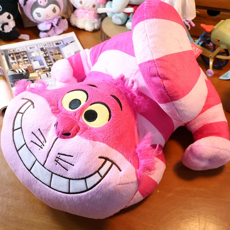 

New Cute Alice Pink Cat Plush Stuffed Animal Toy For Girls Kids Ideal Christmas Gift Soft Furry Toys 35cm
