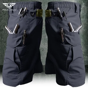 Męskie spodenki Cargo Outdoor Sports szybkoschnące oddychające bryczesy letnie odporne na zużycie z wieloma kieszeniami luźne spodnie robocze Casual nowość