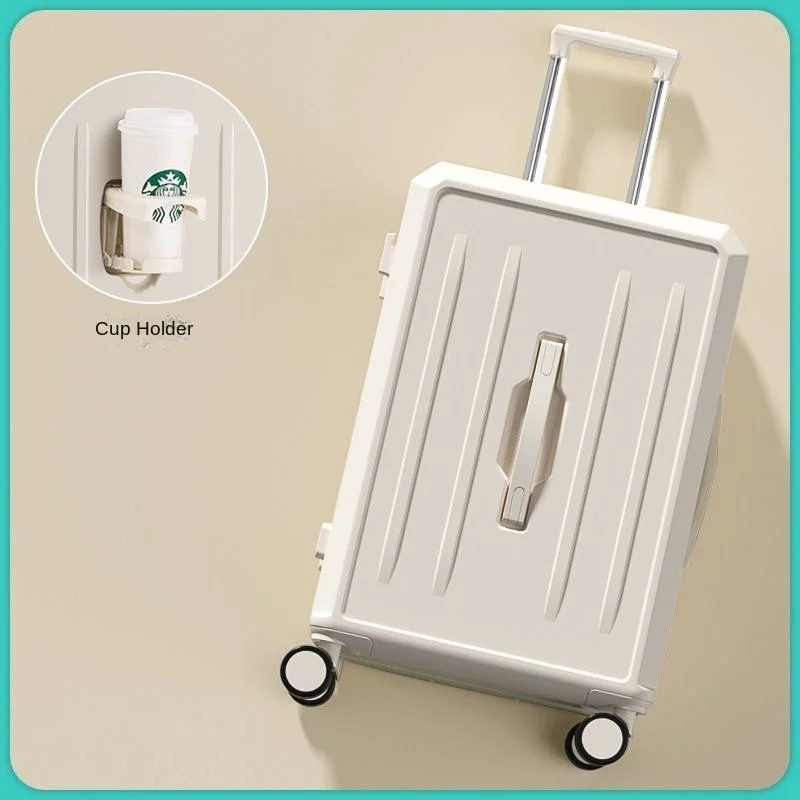 Luggage Female 2024 New Trolley Case Large Capacity 20/22/24/26/28Inch Cabin USB Tpye-c  Charging Port Password Suitcase