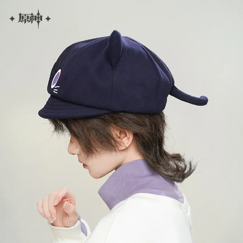 58cm Hat Girth Genshin Impact Wanderer Octagonal Original Kawaii Hat Cute Cat Ears Hat Fairy Tale Versatile Collect Ornaments