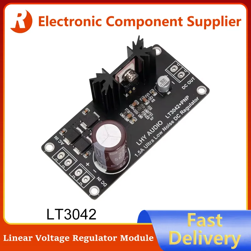 Brand New LT3042 Regulated Low Noise High Precision Linear Positive Voltage DC Power Supply Upgrade DAC Fast Deliver