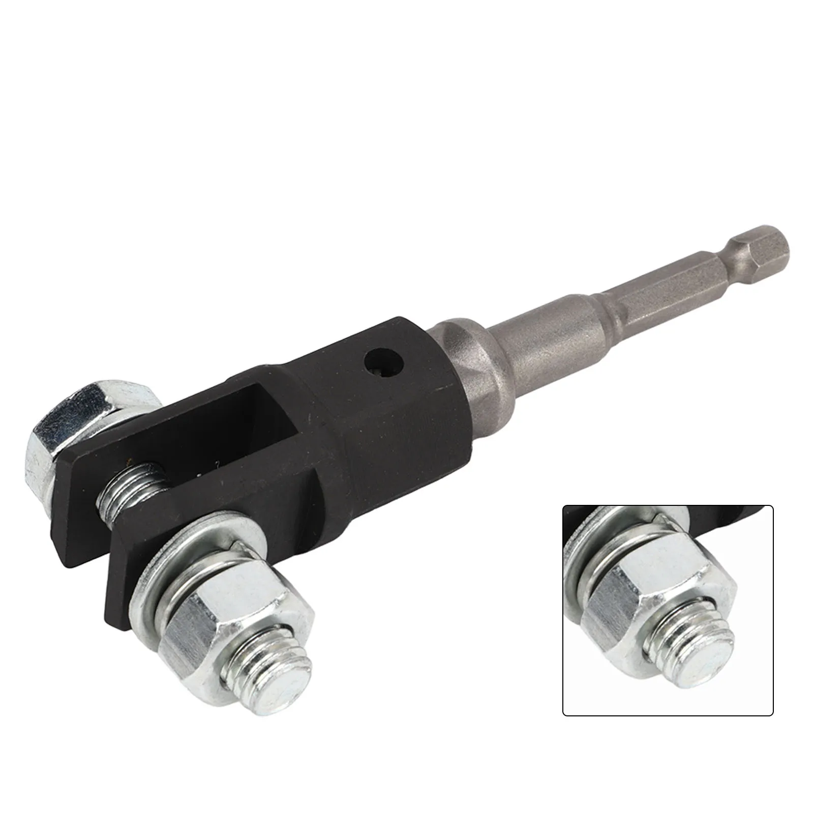 Adattatore per presa jack a forbice Adattatore jack a forbice ad alta resistenza da 1/2 pollice robusto per jack a forbice a doppio foro