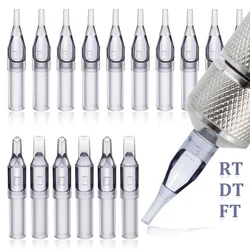100/50pcs Disposable Tattoo Tip Clear Grey Plastic Tattoo Needles Tips Nozzle Tube for Tattoo Machine Gun Grip Tattoo Supplies