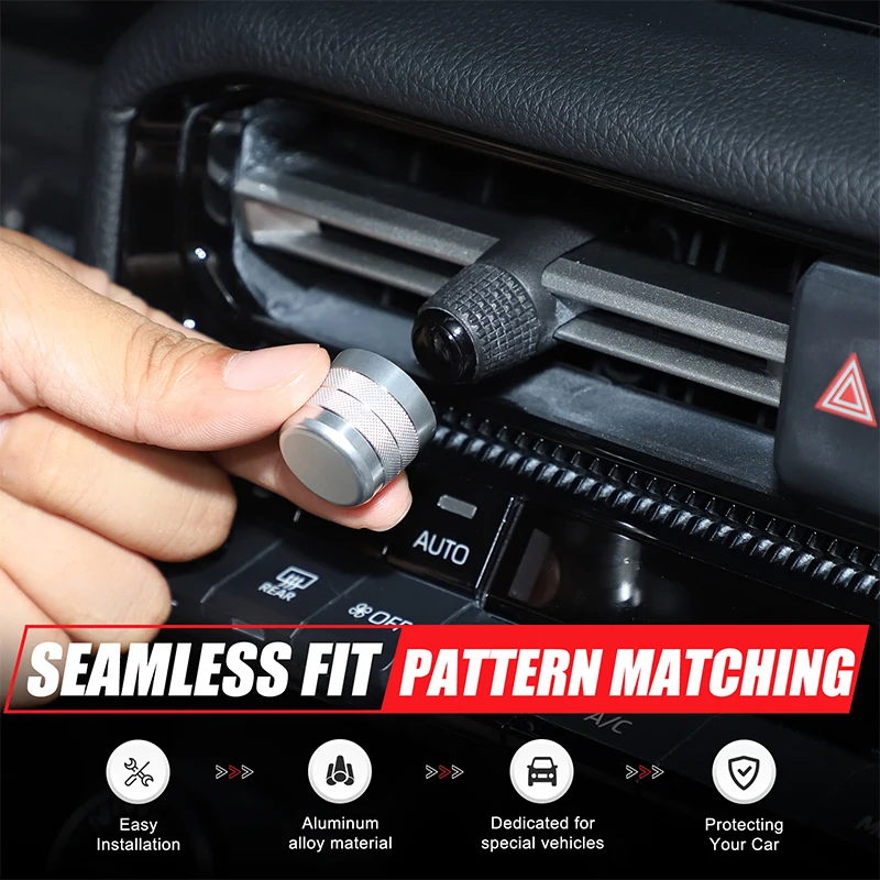 Para toyota land cruiser 250 prado j250 lc250 2024 2025 controle central do carro botão de saída ar capa adesivo acessórios