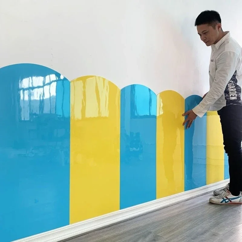 Wall skirt soft bag anti-collision wall sticker, wear-resistant foam board