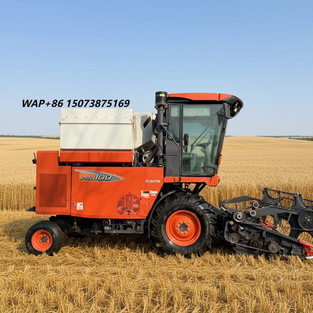 Farm Machinery Kubota Rice Harvesting Machine 100HP PRO100 Rice Combine Harvester with Cheaper Price