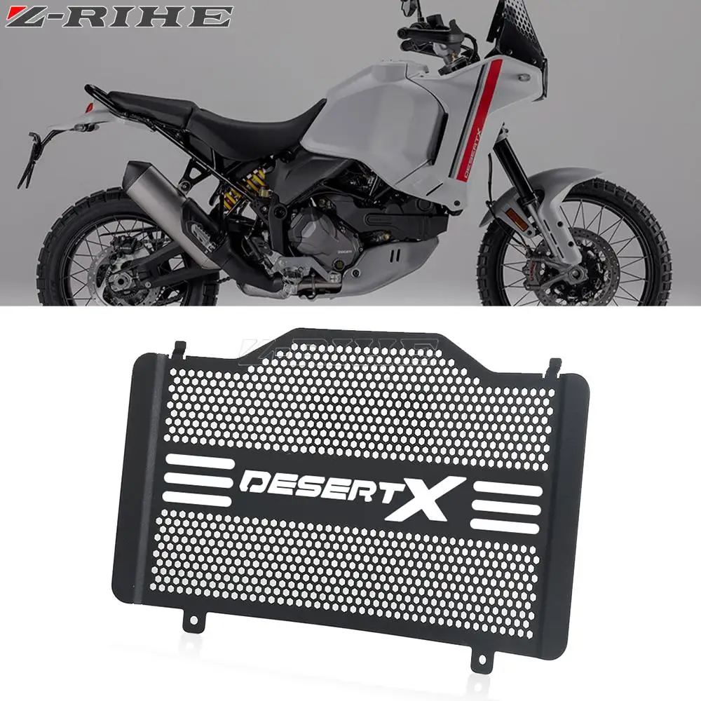 

Motorcycle Accessories Radiator Guard For Ducati Desert X DesertX 2022 2023 DESERT-X DESERT X Radiator Grille Cover Protection