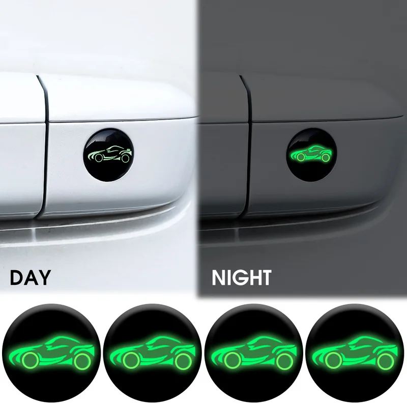 Universal Car Door Keyhole Protective Stickers Self-adhesive Decals  Key Hole Lock Protection Decor Decals Auto Door Accessories