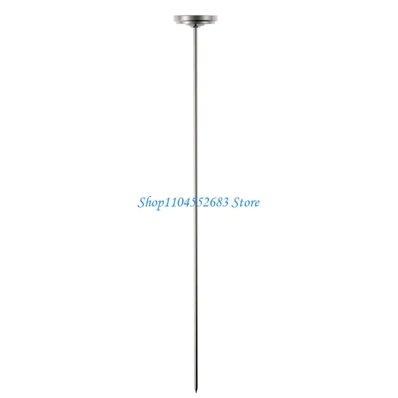 

Y6GD Soil Testing Thermometer, Long Stem Compost Soil Thermometer Garden Backyard 10~76°C 40°F~180°F