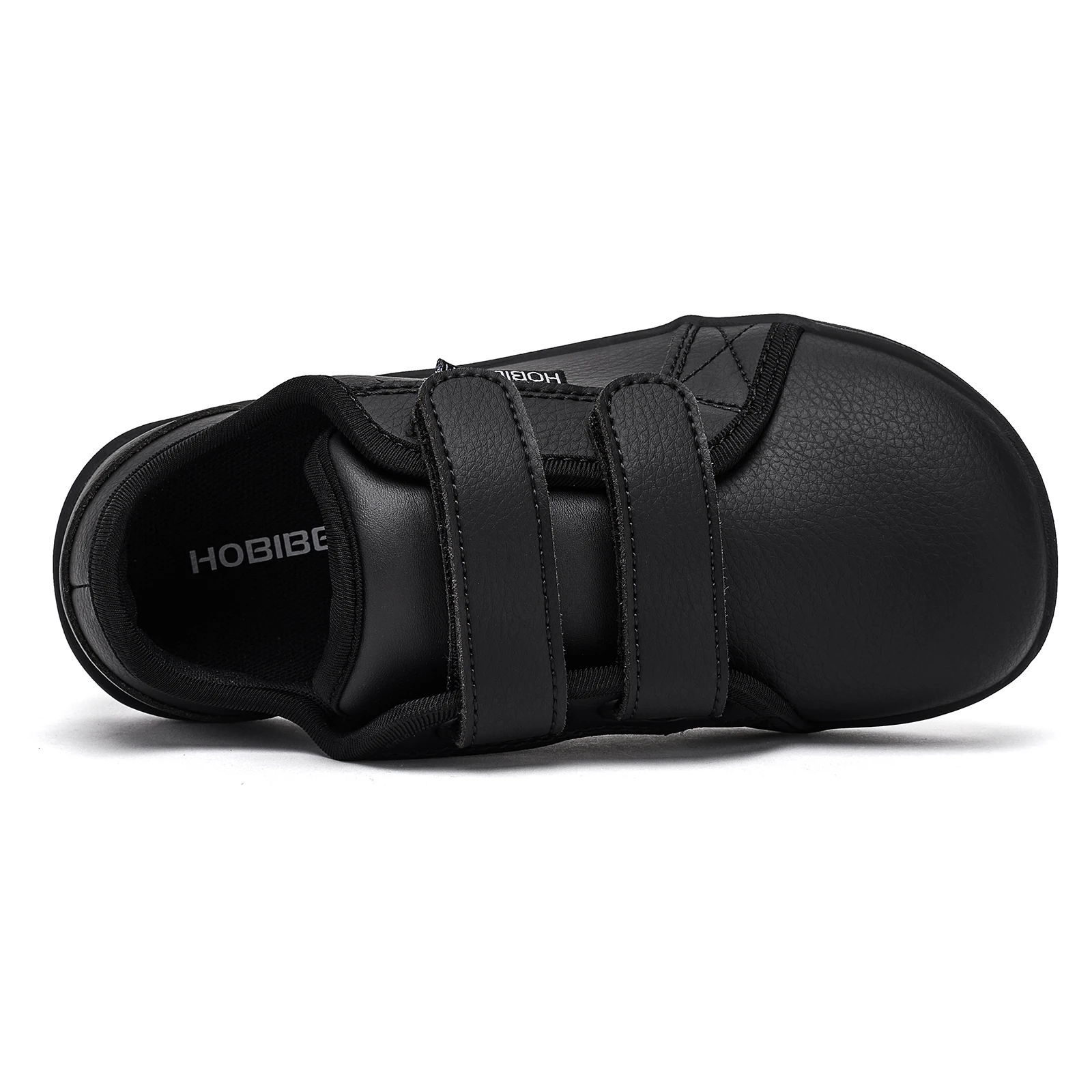 أحذية رياضية HOBIBEAR البسيطة للأطفال حافي القدمين |   حلقة هوك |   حذاء بمقدمة واسعة |   أحذية رياضية من الجلد الصناعي