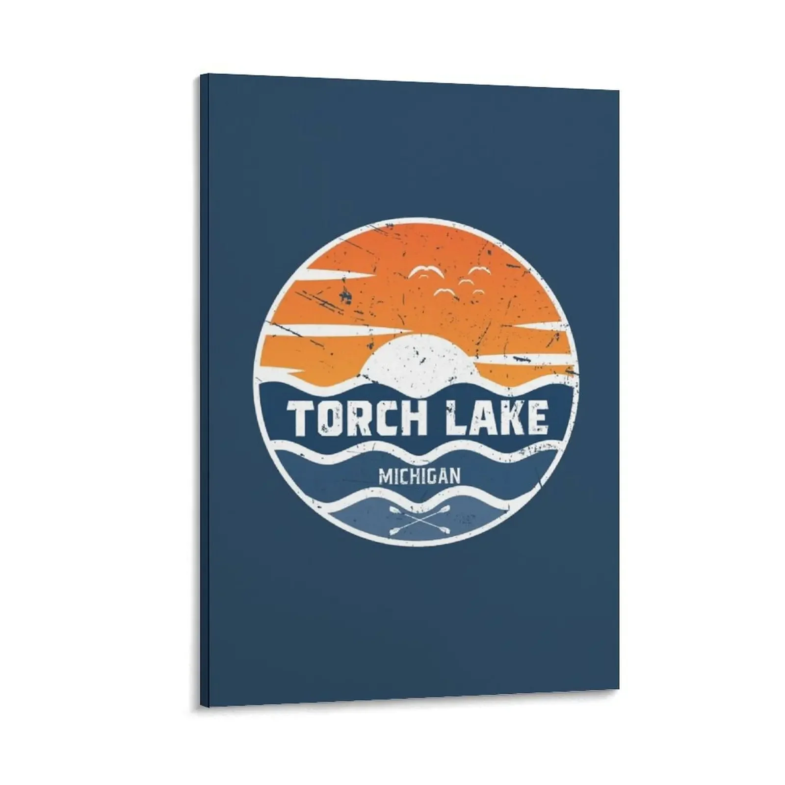 

Torch Lake Canvas Painting Bedroom deco stickers & posters home decoration luxury