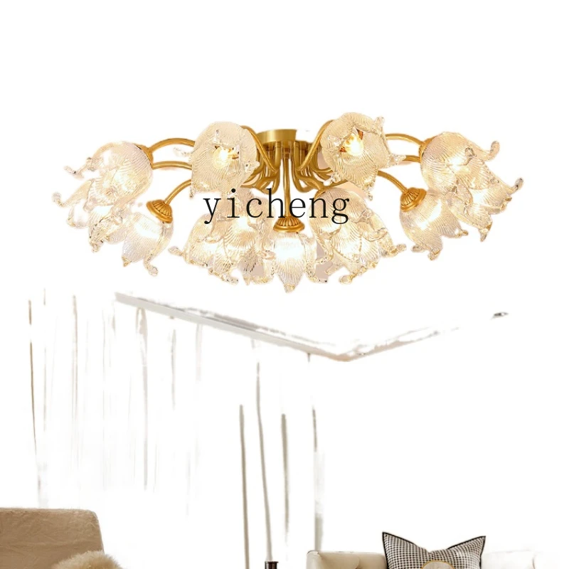 

XL Light Luxury Ceiling Lamp Main Lamp Chandelier Atmospheric French Creative Master Bedroom Lamp