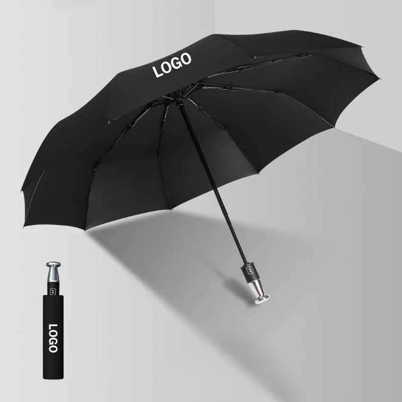 Portable Automatic Car Logo Umbrella Rain Men Wind Resistant Rainproof Auto Parasol For TOYOTA HONDA NISSAN MAZDA LEXUS INFINITI