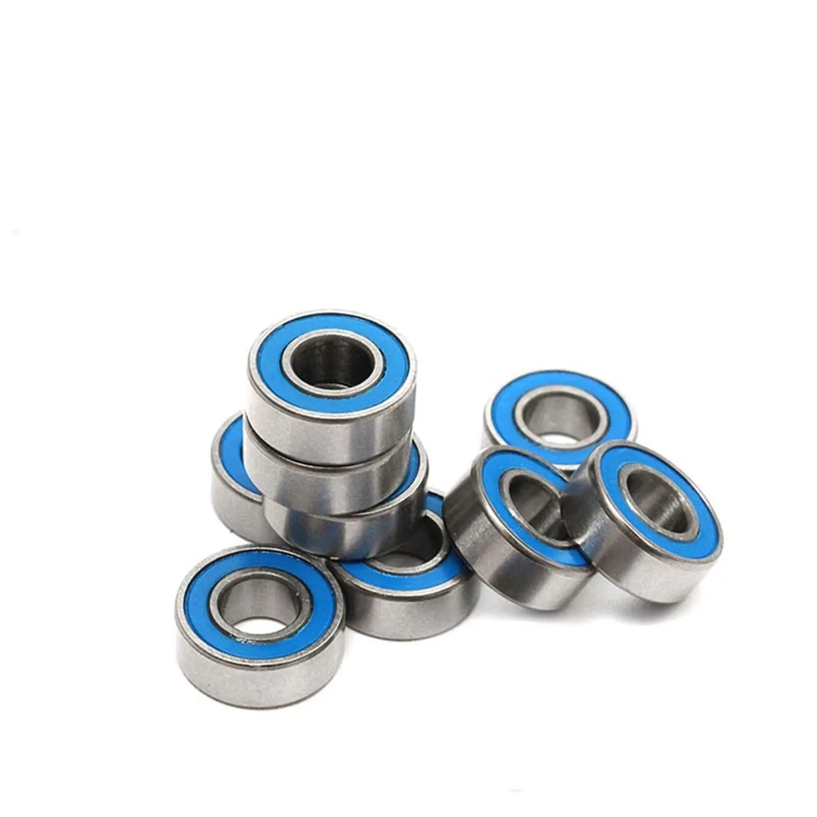 10/50PCS MR105-2RS Blue MR105zz Bearing ABEC-5 5x10x4mm Miniature MR105RS Ball Bearings Double Sealed Bearing MR105 2RS