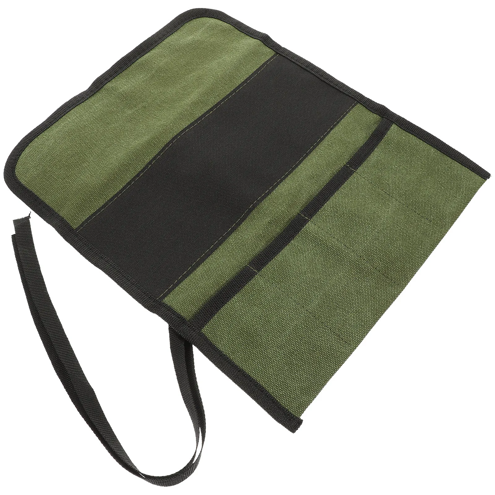 Canvas Tool Roll Organizer Bag Thickened Material Heavy Load Capacity Multi-Purpose Tool Pouch for Woodworking Carving Tools