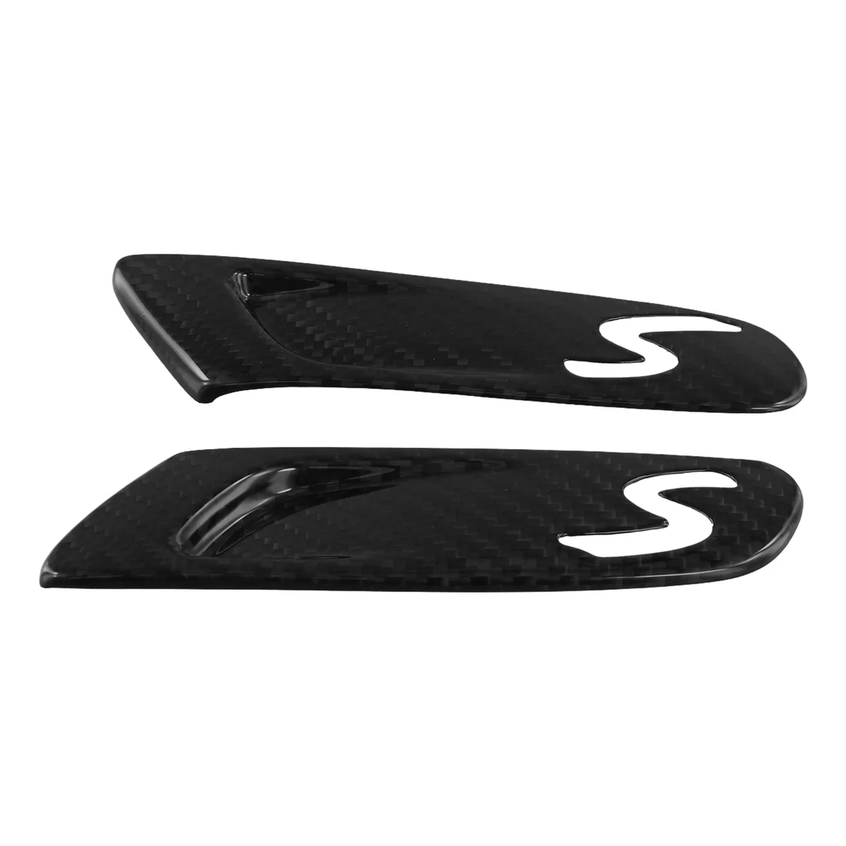 Side Markers Scuttle Vents Overlay Cover for MINI Cooper F55/F56 S Cooper 8 2014-2019 Side Fender Trim Cover